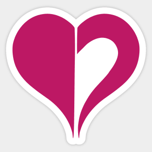 Homestuck Heart Aspect Symbol Sticker